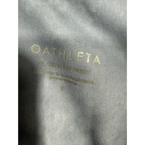 Athleta Elation 7/8 Leggings Gray Tie Dye Ombre – Size Small - Picture 4 of 5
